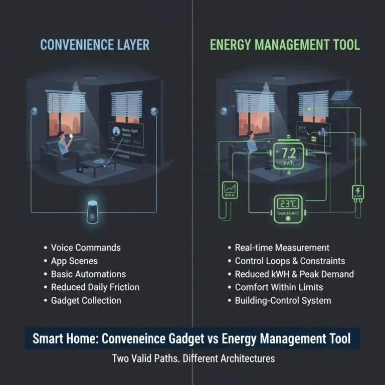 Smart Home has 2 forms as energy control and as tool for our easines