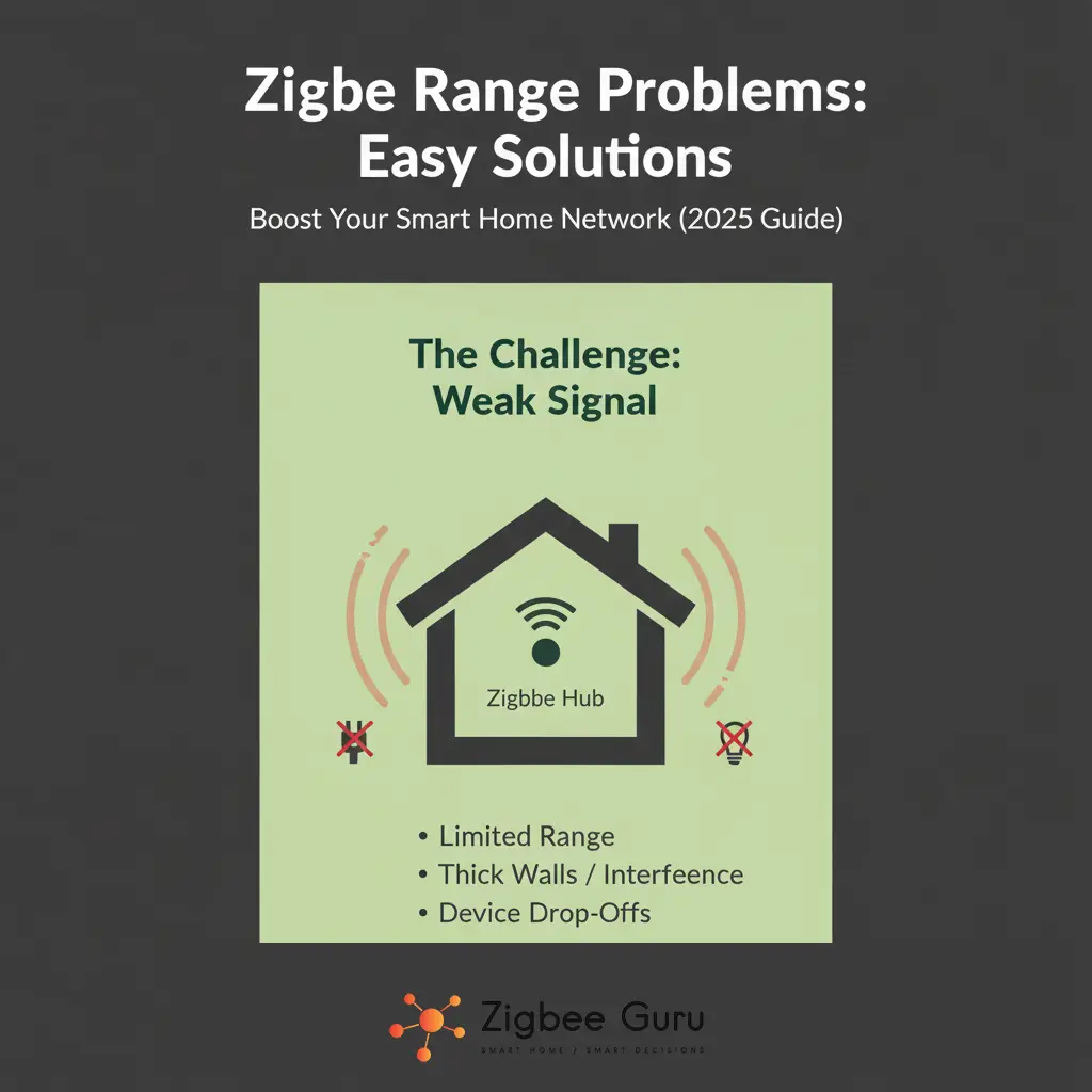Zigbee problems with wifi and range, thick walls, high current, 2,4GHz